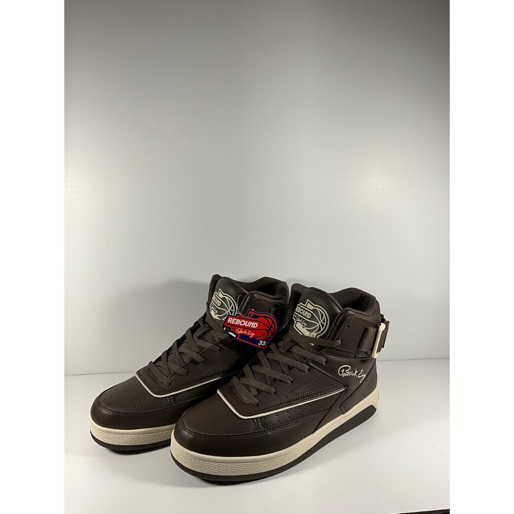 Ewing Athletics 33 Hi Rebound Mens Brown Cream Basketball Shoes 1RBE001-870 10